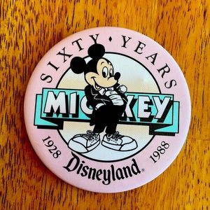 Disneyland Mickey 60 years button